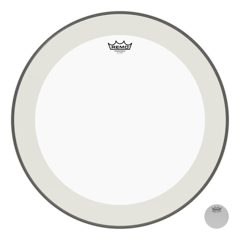 Remo Powerstroke P4 Clear Batter Drumhead – 16in Diameter