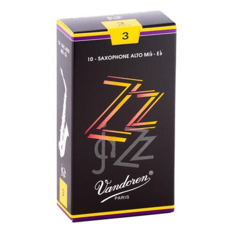 Vandoren SR413 ZZ Alto Sax Reeds – Strength 3 (Box of 10)