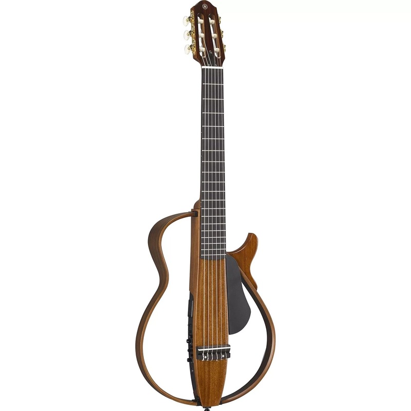 Yamaha SLG200NW Wide-Neck Nylon String Silent Guitar, Natural