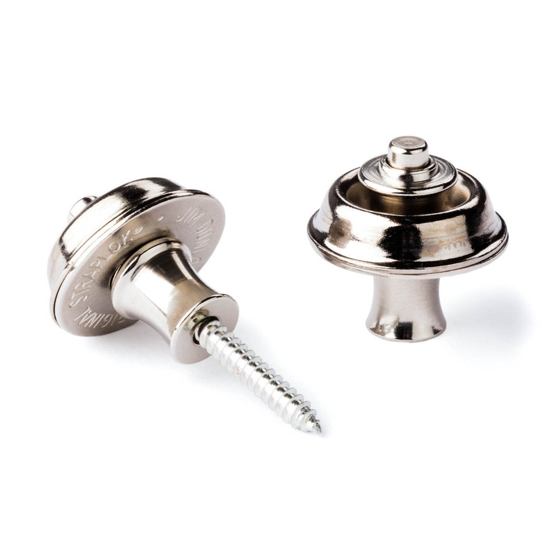 Dunlop Straplok Strap Retainers Original – Nickel