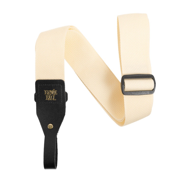 Ernie Ball Polypro Acoustic Guitar Strap – Cream