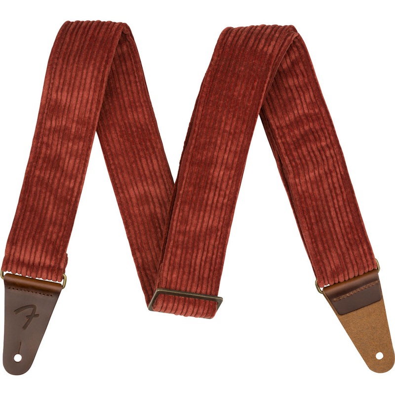 Fender Corduroy 2 in. Guitar Strap – Antique Cherry