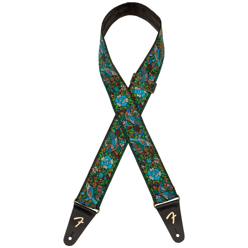 Fender Mosaic Jacquard Guitar Strap – Green