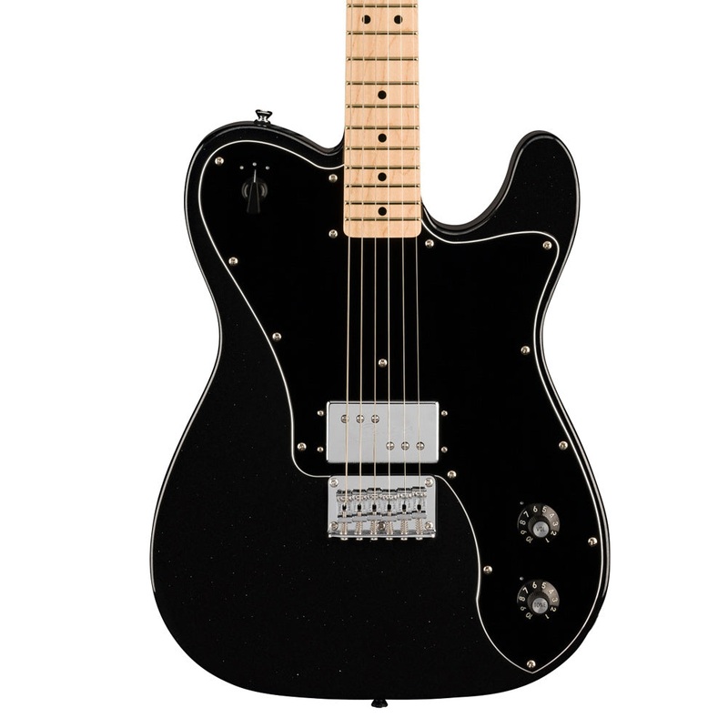Fender Squier Paranormal Esquire Deluxe – Maple Fingerboard – Black Pickguard – Metallic Black