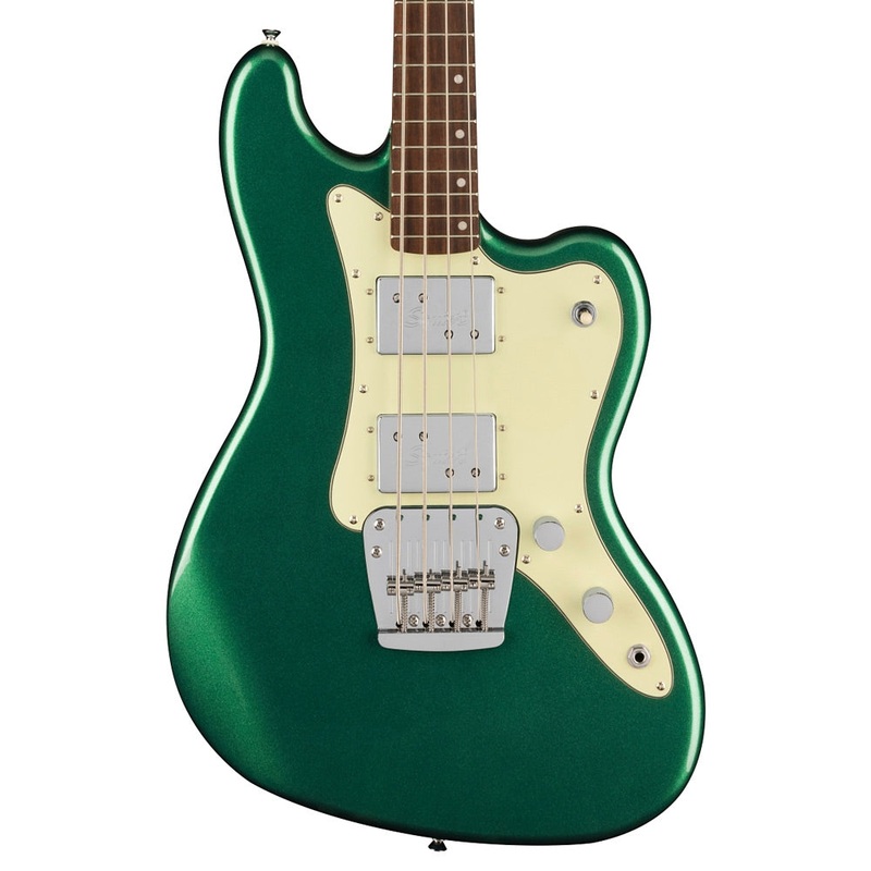 Fender Squier Paranormal Rascal Bass HH – Laurel Fingerboard – Mint Pickguard – Sherwood Green