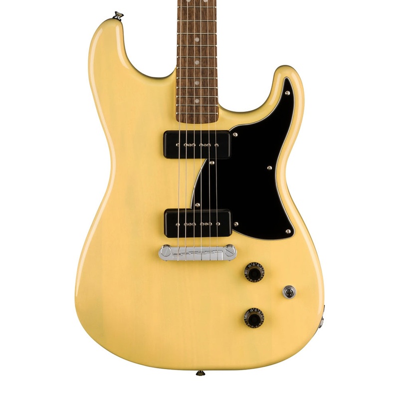 Fender Squier Paranormal Strat-O-Sonic – Laurel Fingerboard – Black Pickguard – Vintage Blonde