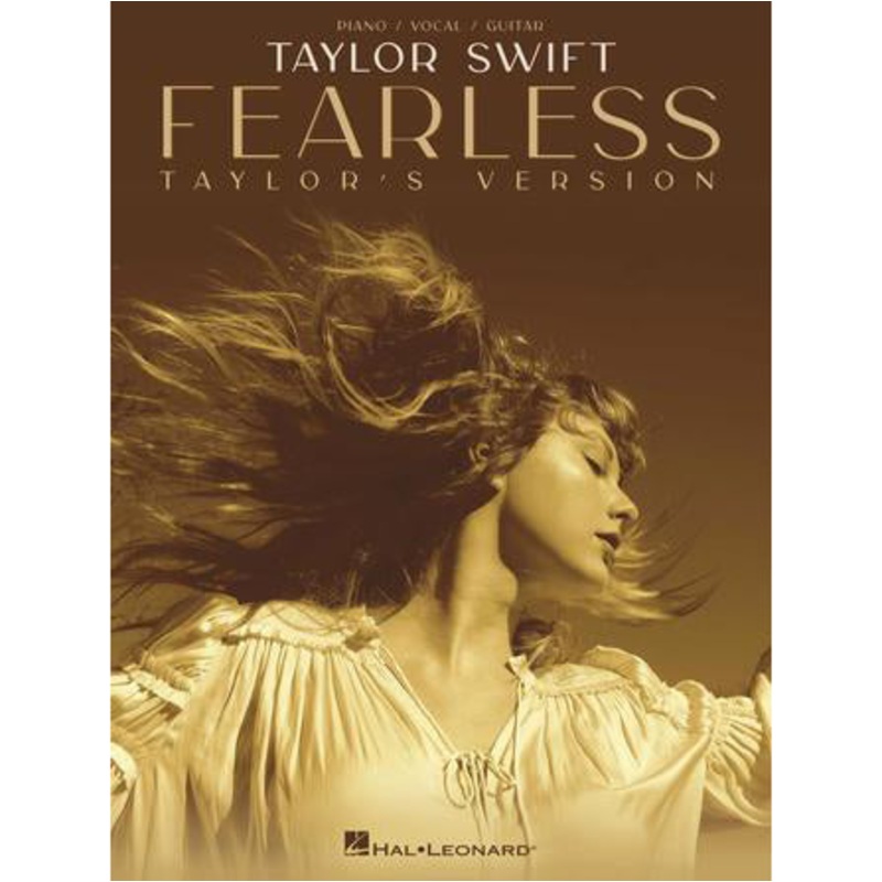 Hal Leonard – HL00368953 – Taylor Swift  Fearless (Taylor’s Version) Piano/Vocal/Guitar Artist Songbook