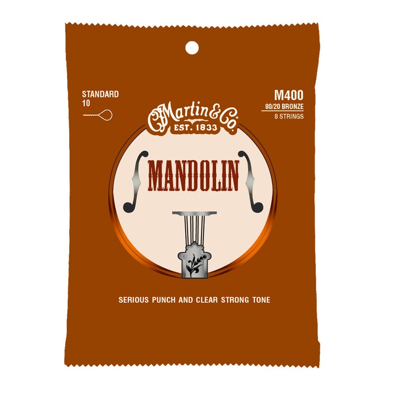 Martin M400 Mandolin Strings 80-20 Bronce – Standard