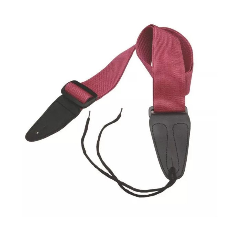On-Stage GSA10BU Guitar Strap – Burgundy