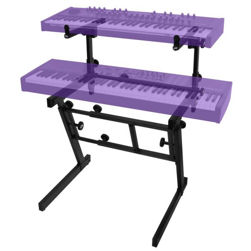 On-Stage – KS7365EJ – Folding-Z Keyboard Stand with 2nd Tier