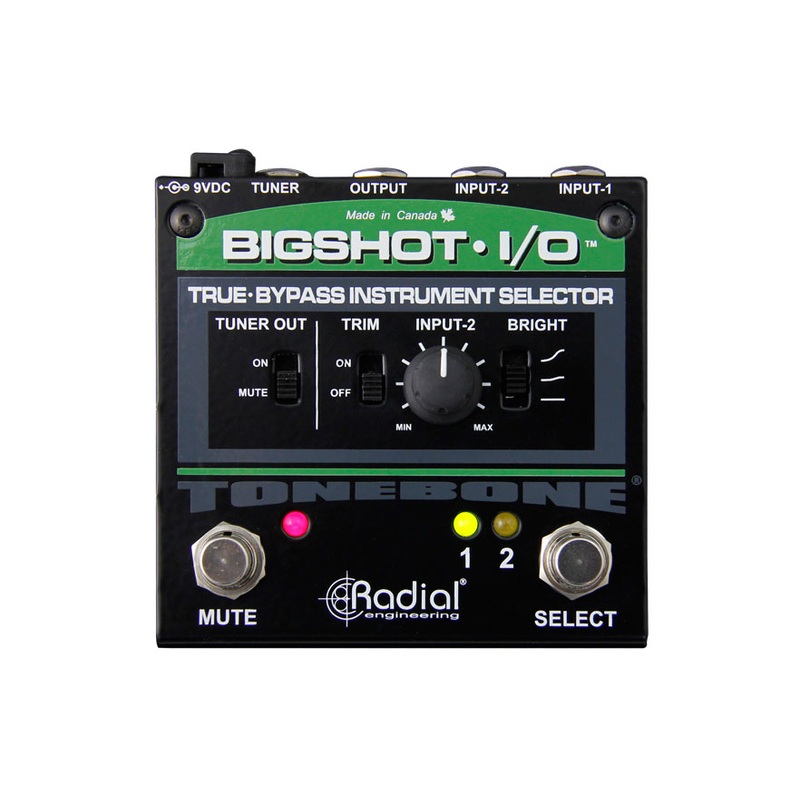 Radial BigShot I/O True-bypass Instrument Selector