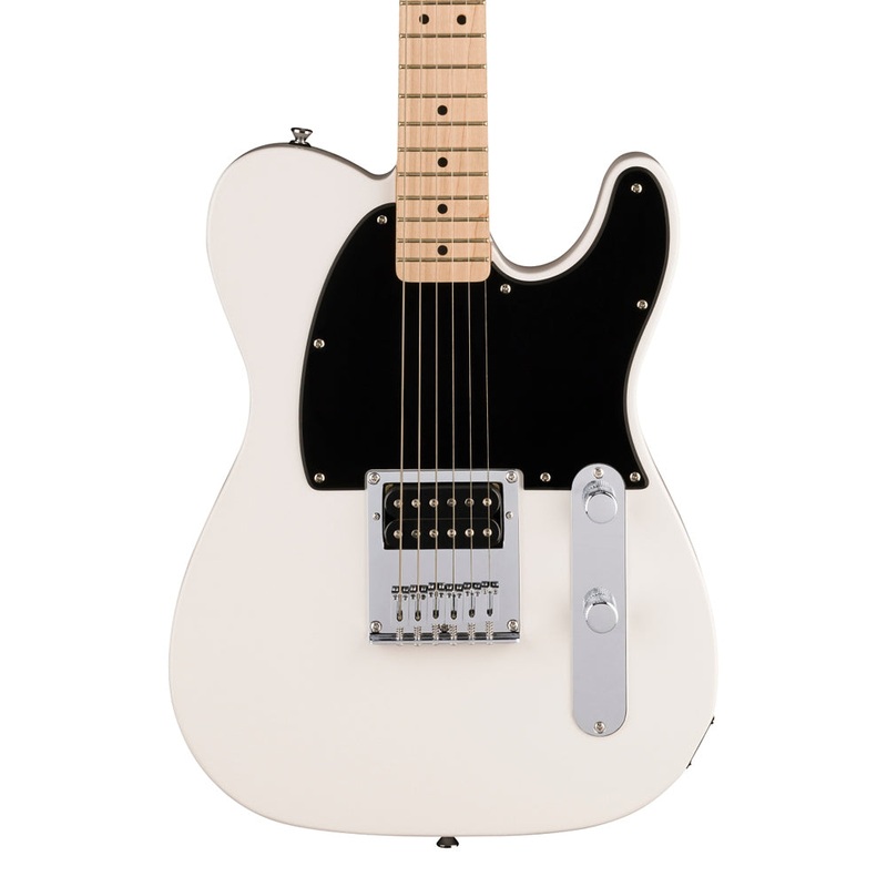 Squier Sonic Esquire H, Maple Fingerboard, Black Pickguard, Arctic White