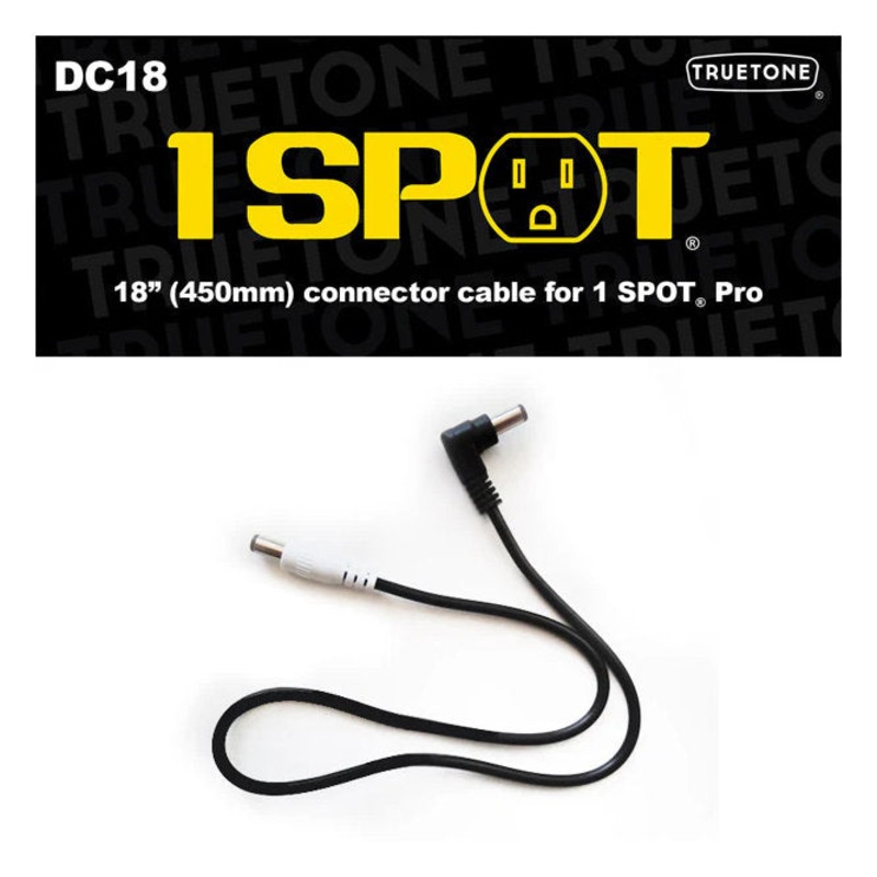 Truetone DC18 DC Extension Cable – 18in