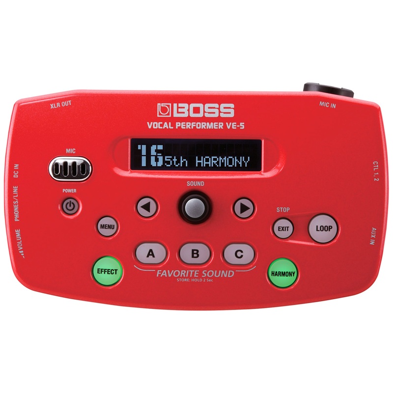 BOSS VE-5-RD Vocal Performer – Red
