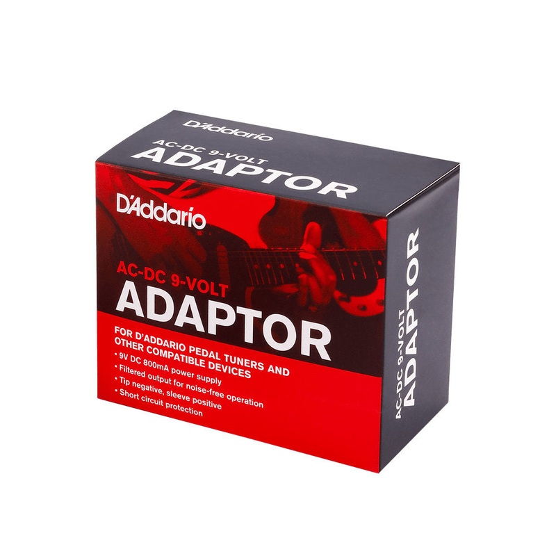 D’Addario PW-CT-9V 9 Volt Power Adapter – 2.1mm Barrel Plug