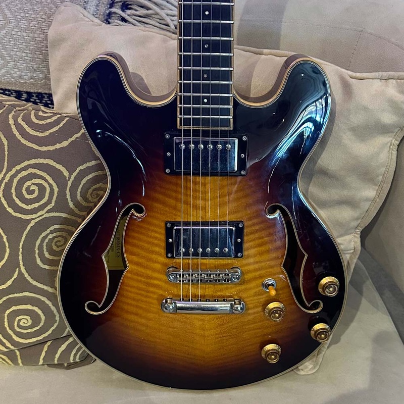 Eastman T184MX-CS Electric Guitar w/ Bag – Flamed Maple Burst (Pre-Owned)