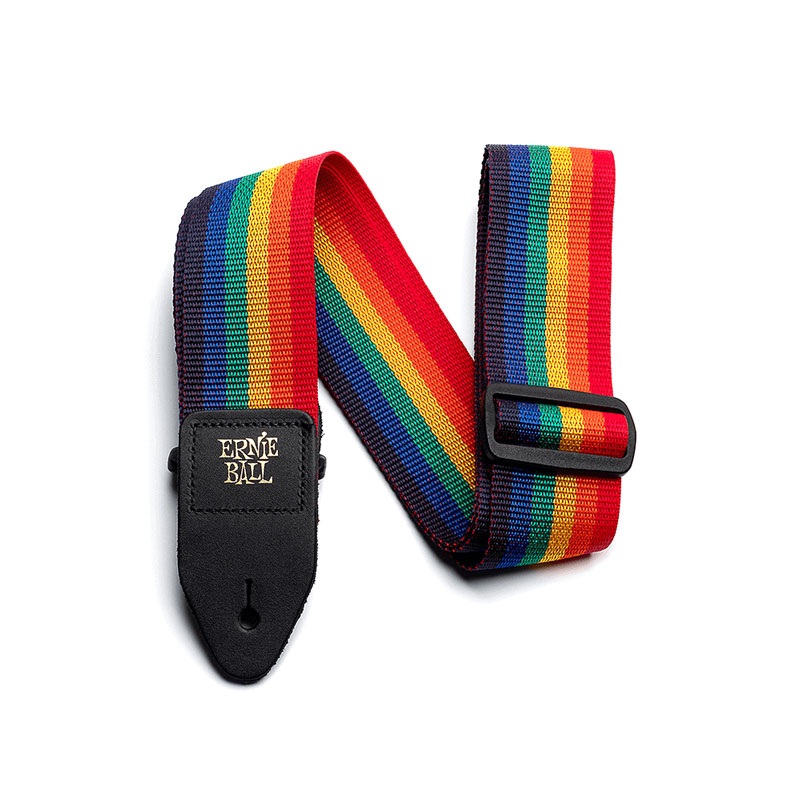 Ernie Ball P04044 Polypro 2 in. Guitar Strap – Rainbow