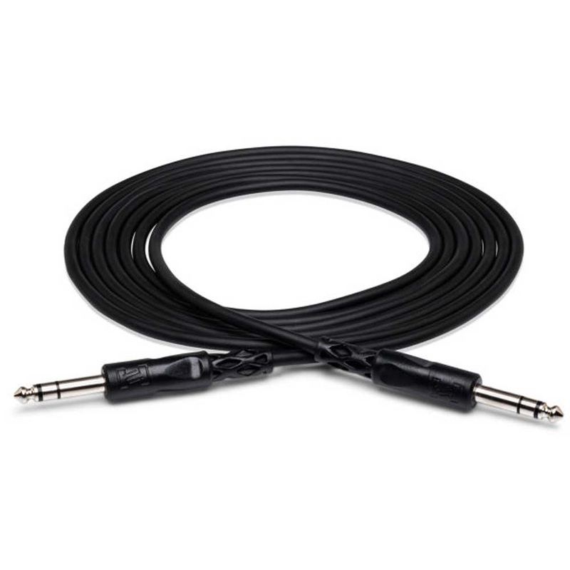 Hosa – CSS-125 – 25 ft Balanced Interconnect Cable – 1/4 in TRS Male to Same