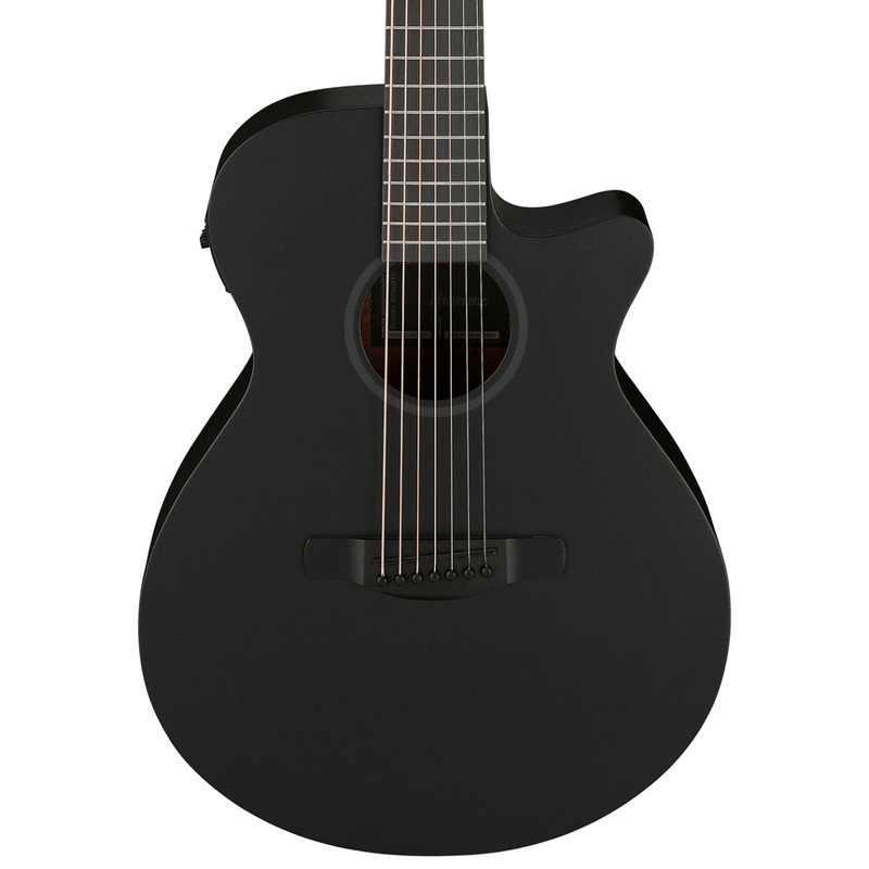 Ibanez AEG Series AEG721 7-String Acoustic-Electric Guitar – Black Out