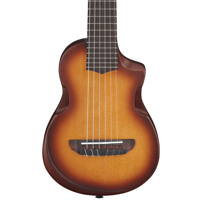 Ibanez AUP10N AU Series Acoustic Tenor Ukulele – Open Pore Light Brown Sunburst Top – Natural Open Pore Back and Sides