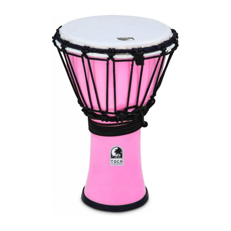 Toca Freestyle Colorsound 7 in. Djembe – Pastel Pink
