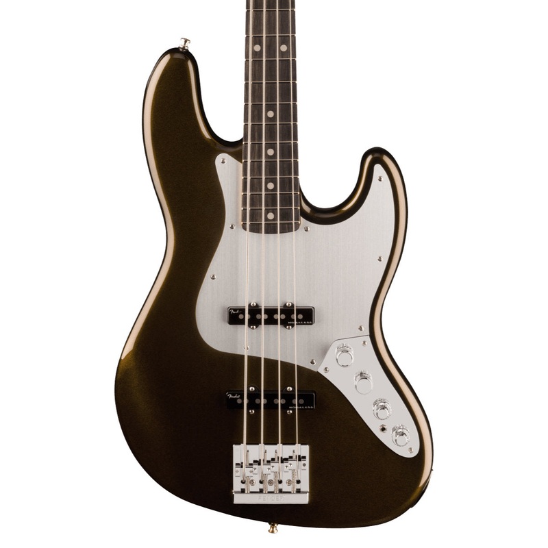 Fender American Ultra II Jazz Bass – Ebony Fingerboard – Texas Tea