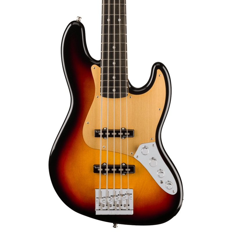 Fender American Ultra II Jazz Bass V – Ebony Fingerboard – Ultraburst