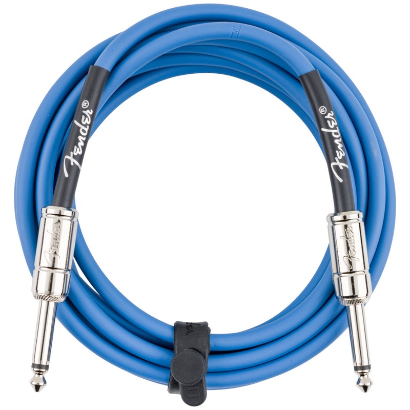 Fender Contour Series Instrument Cables – 10ft – Lake Placid Blue