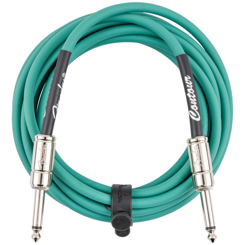 Fender Contour Series Instrument Cables – 10ft – Sherwood Green