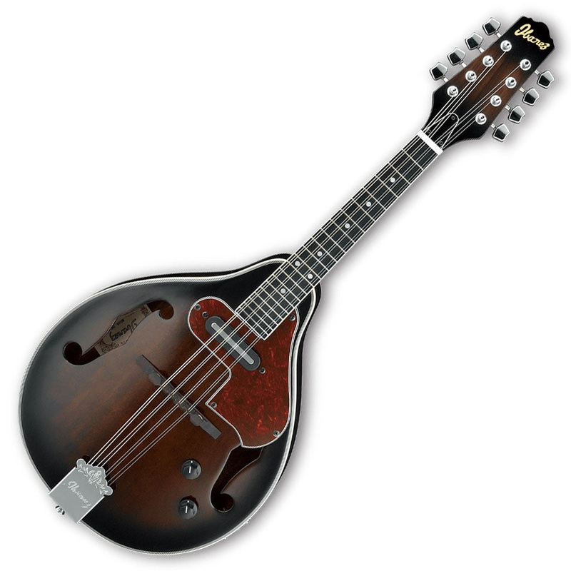 Ibanez M510E A-Style Acoustic Electric Mandolin – Dark Violin Sunburst