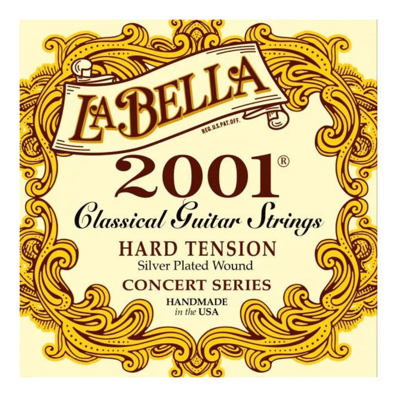 La Bella 2001 Classical Nylon Guitar Strings – Hard Tension