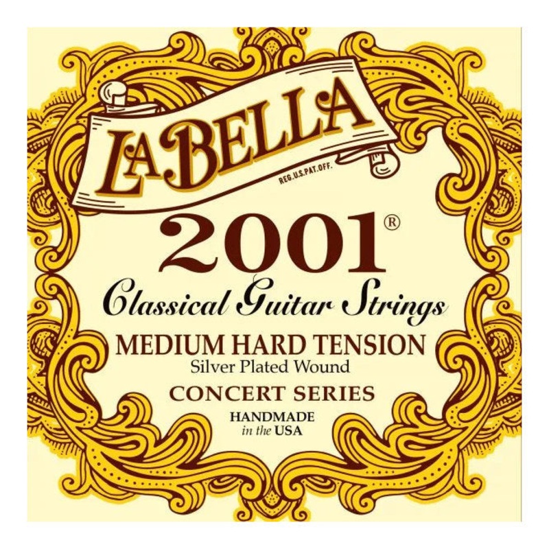 La Bella 2001 Classical Nylon Guitar Strings – Medium Hard Tension
