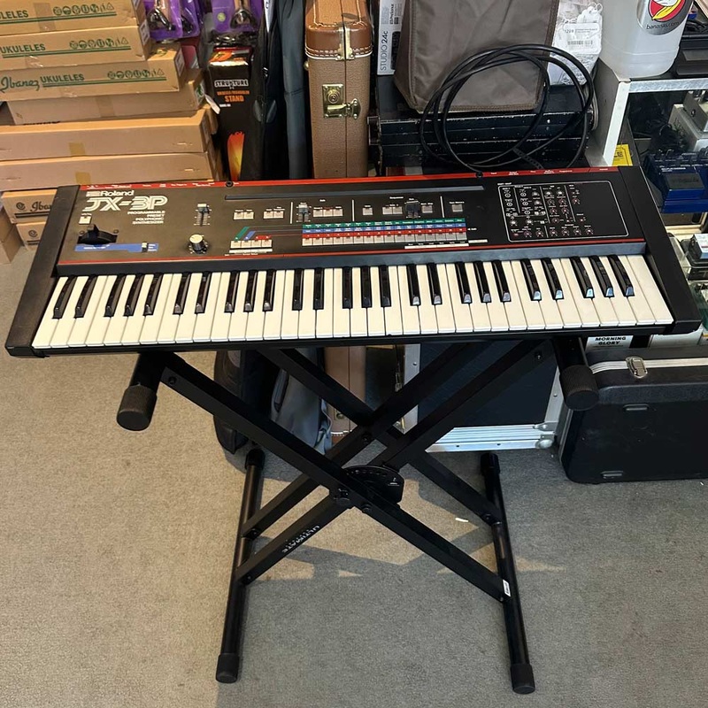 Roland Vintage 1980s JX-3P Synthesizer w/ PG 200 Controller and MIDI Expansion Mod (Pre-Owned)