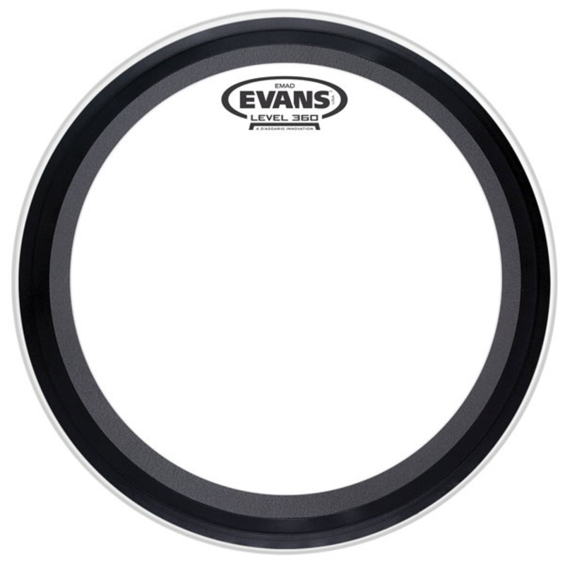 Evans EMAD Clear Bass Drum Head – 22 in.