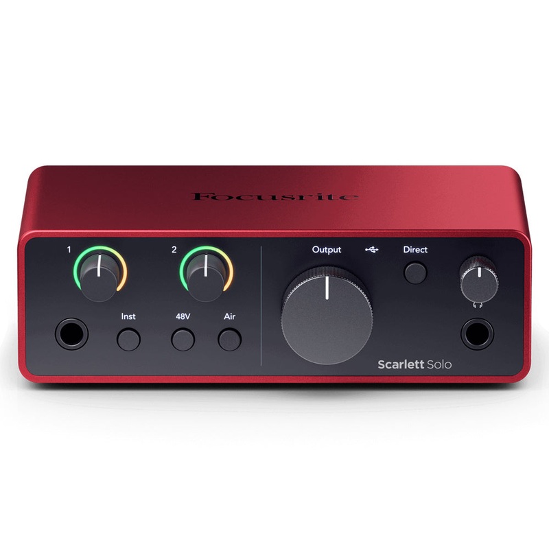 Focusrite Scarlett Solo 4th Gen USB Audio Interface