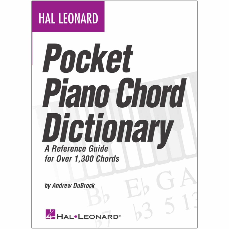 Hal Leonard Pocket Piano Chord Dictionary – A Reference Guide for Over 1300 Chords – Keyboard Instruction Softcover