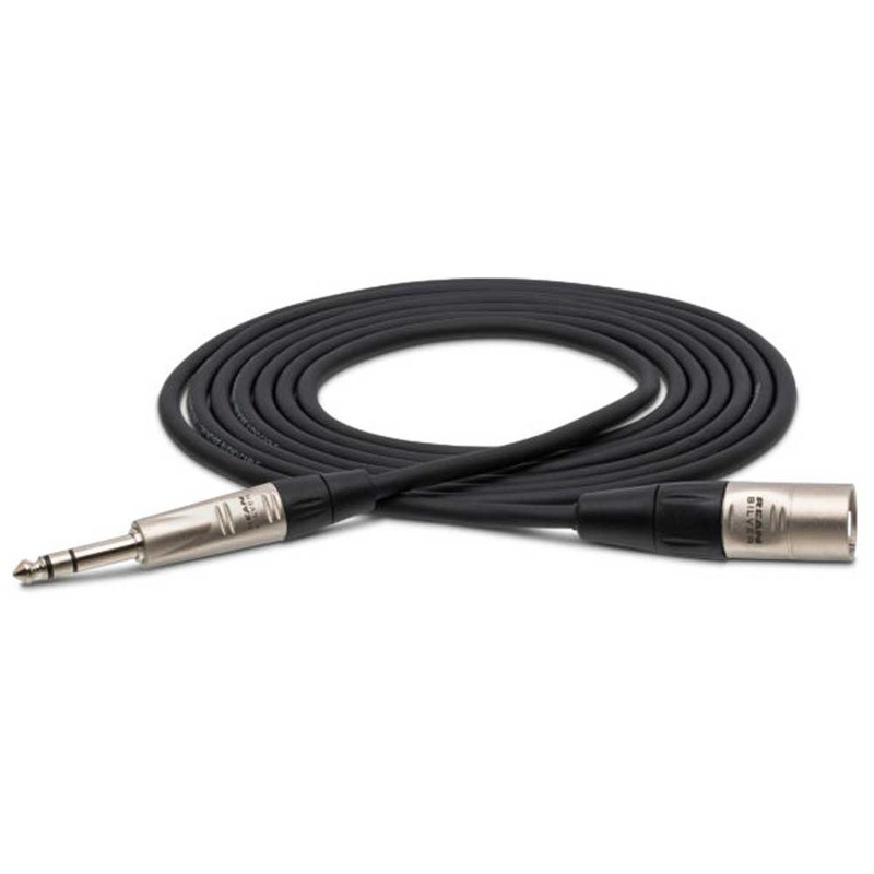 Hosa – HSX-050 – 50 ft Pro Balanced Interconnect Cable – REAN 1/4 in TRS Male to XLR Male