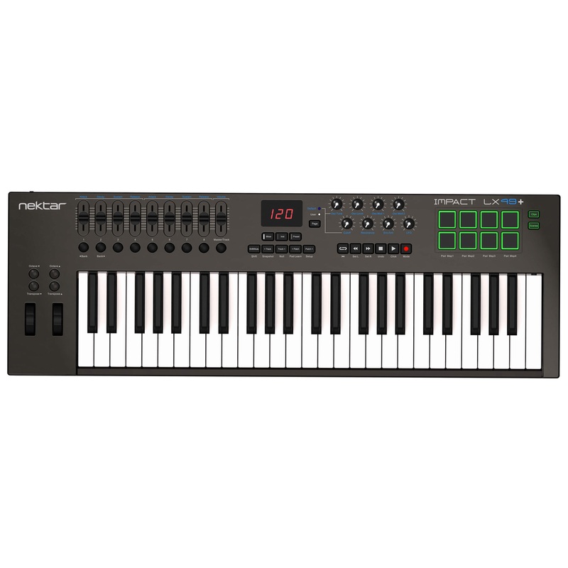 Nektar Impact LX49+ 49-Key USB Keyboard Controller with Nektar DAW Integration