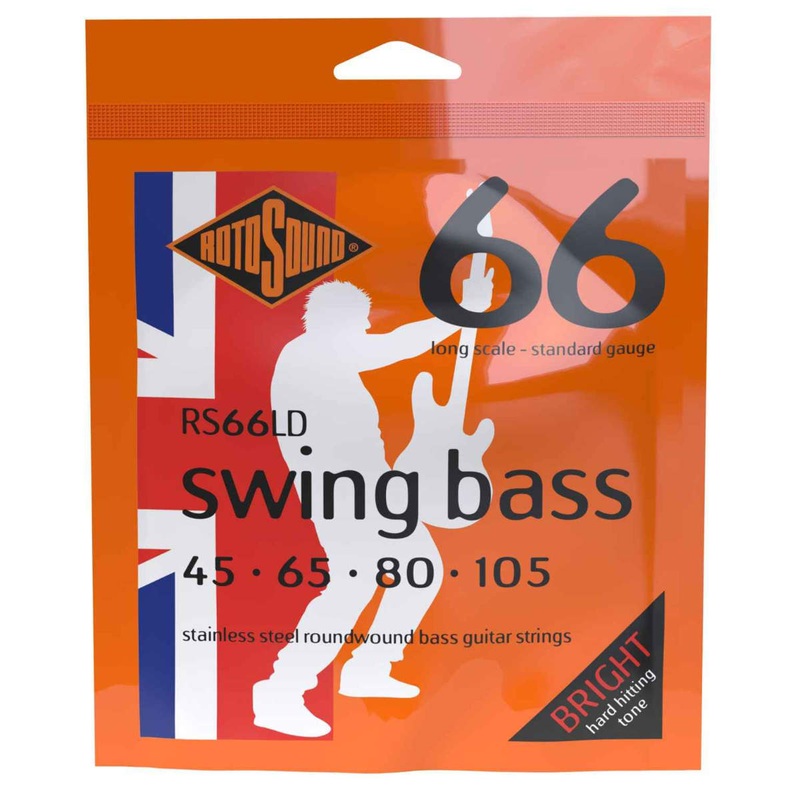 RotoSound RS66LD Swing Bass 66 Bass Strings – Long Scale – Standard Gauge
