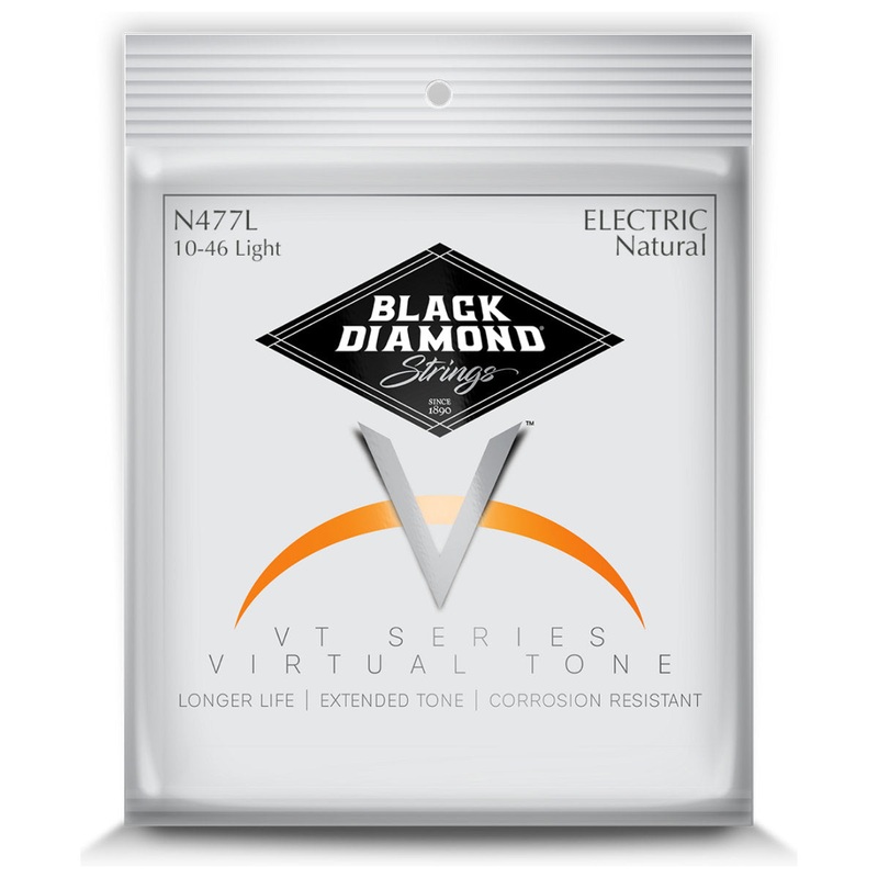 Black Diamond 400 Nickel Wound Premium Electric Guitar Strings – Light – 10-46