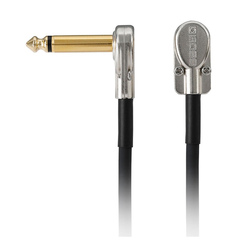 BOSS BPC-4-3 Angled Pancake Patch Cable – 4 in. – 3-Pack
