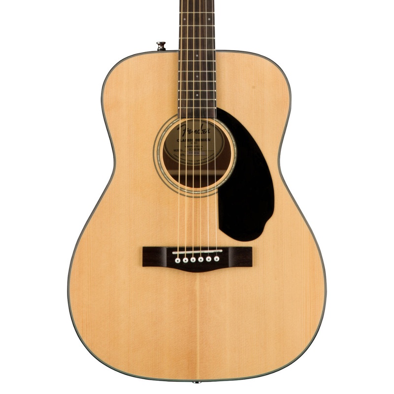 Fender CC-60S Solid Top Concert Acoustic Guitar – Natural