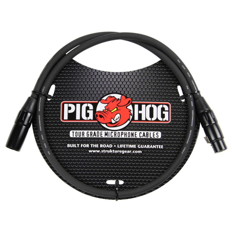 Pig Hog PHM3 8mm Microphone XLR Cable – 3 ft.