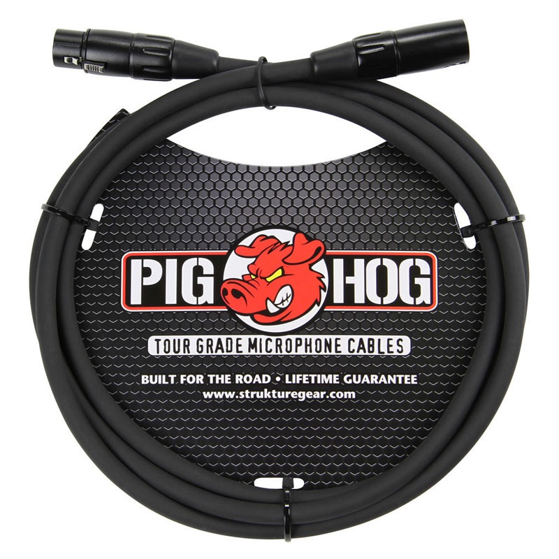 Pig Hog PHM6 8mm Mic Cable, XLR to XLR – 6 ft.