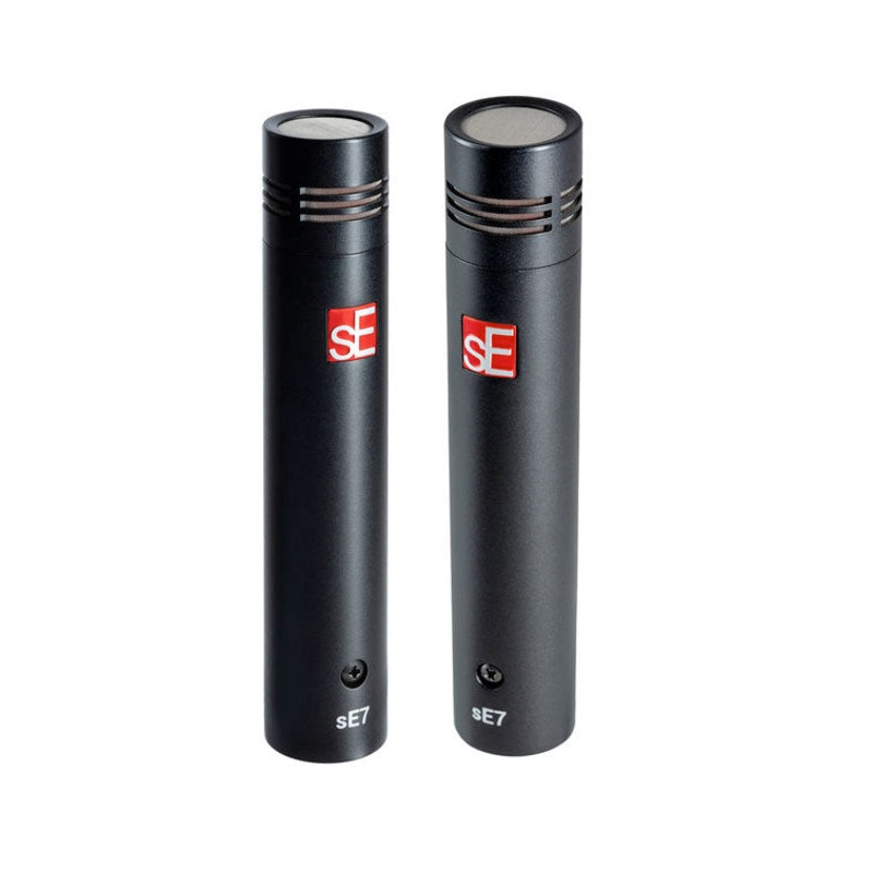 sE Electronics sE7 Pencil Condenser Microphones – Factory Matched Pair, Black