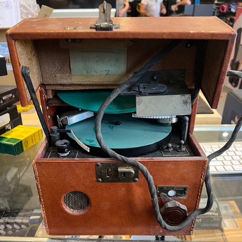 Sound Scriber Vintage Portable Record and Playback Dictation Machine (Pre-Owned/AS IS)