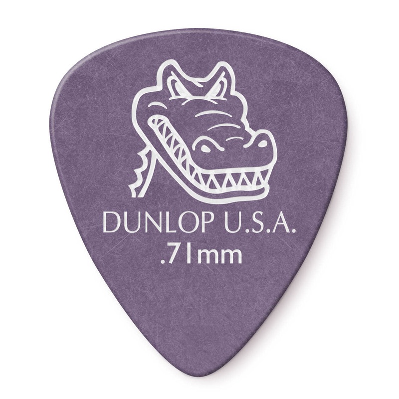 Dunlop 417P 12 Pack Gator Grip Standard .71mm Guitar Picks