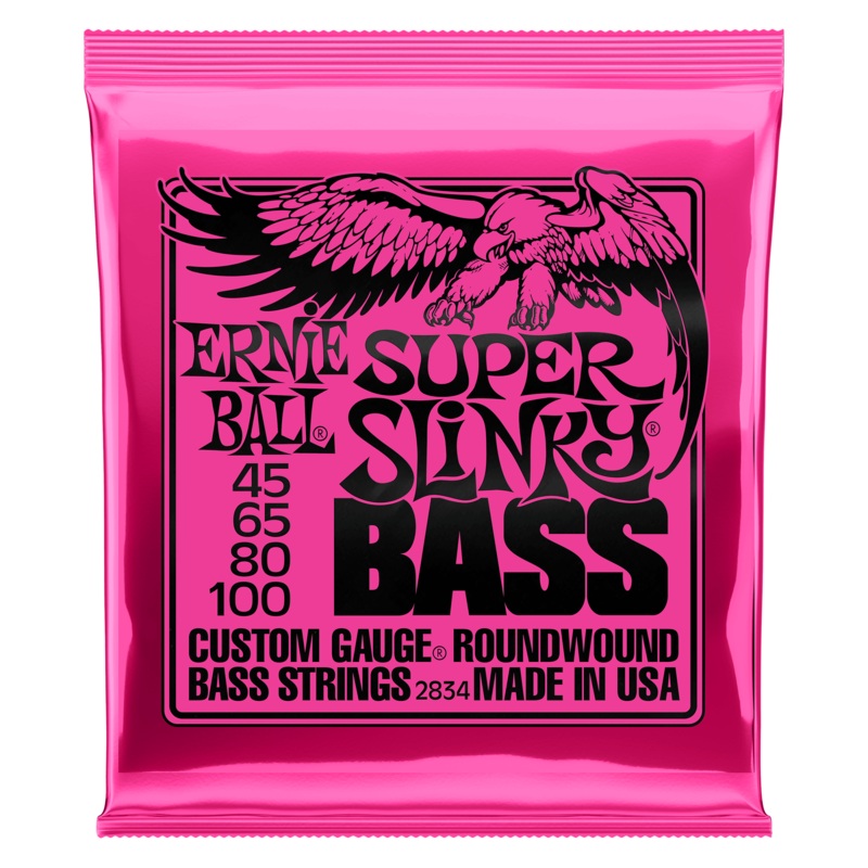 Ernie Ball P02834 Super Slinky Bass Nickel Wound Strings