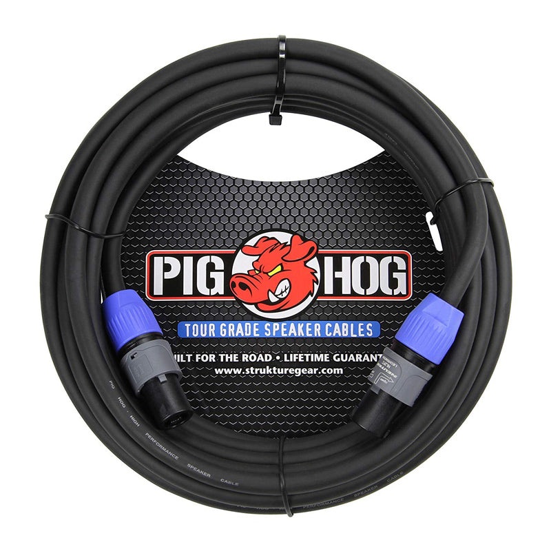 Pig Hog PHSC100SPK Speakon to Speakon Speaker Cable  – 100 ft.