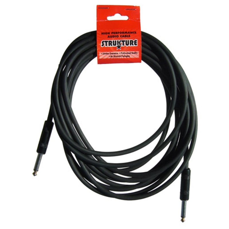 Strukture SC186R Rubber Straight to Straight Instrument Cable – 18.6 ft.
